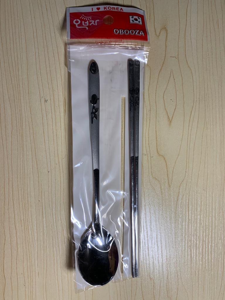 Korean Chopsticks and Spoon set bought from Korea, Furniture & Home Living, Kitchenware