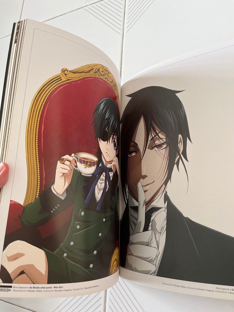 Kuroshitsuji (Black Butler) Art Book Black Record, Hobbies & Toys, Books & Magazines, Comics