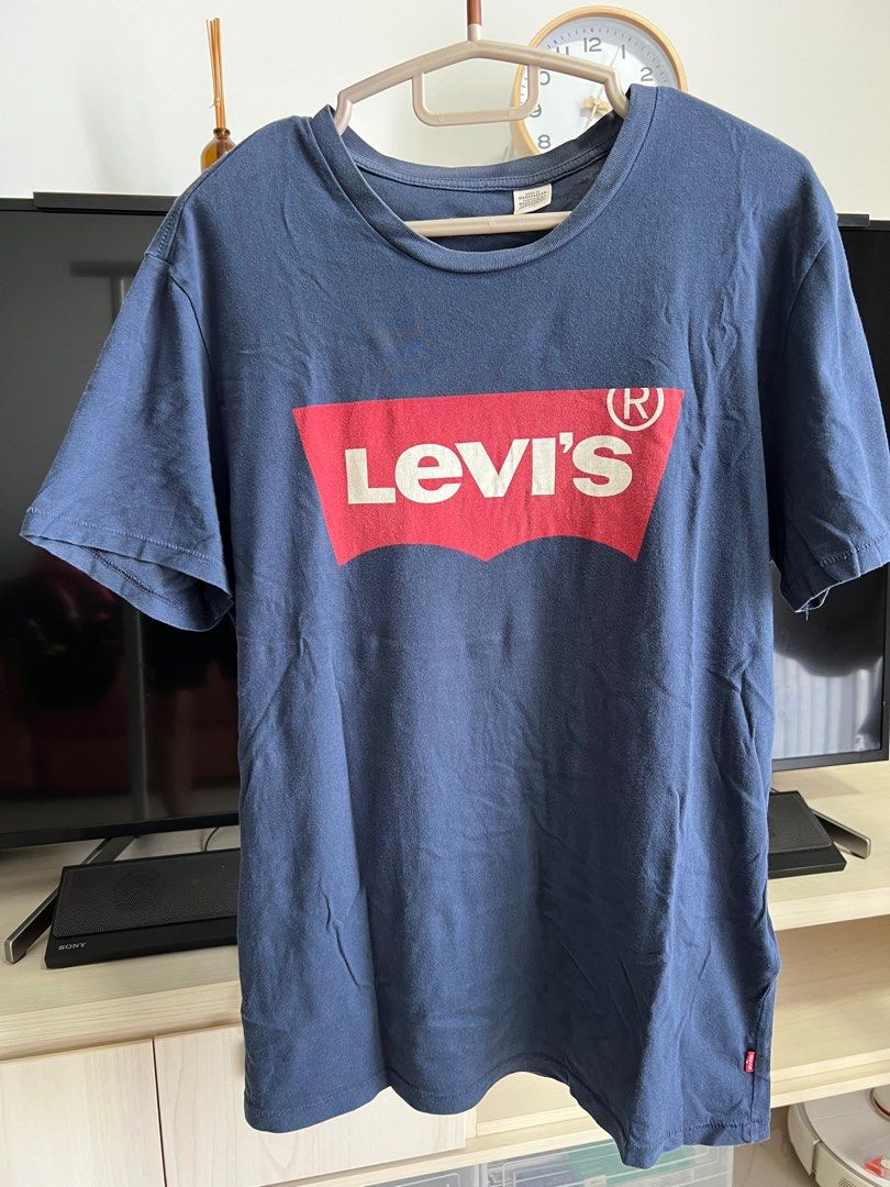 Navy blue levis shirt clearance