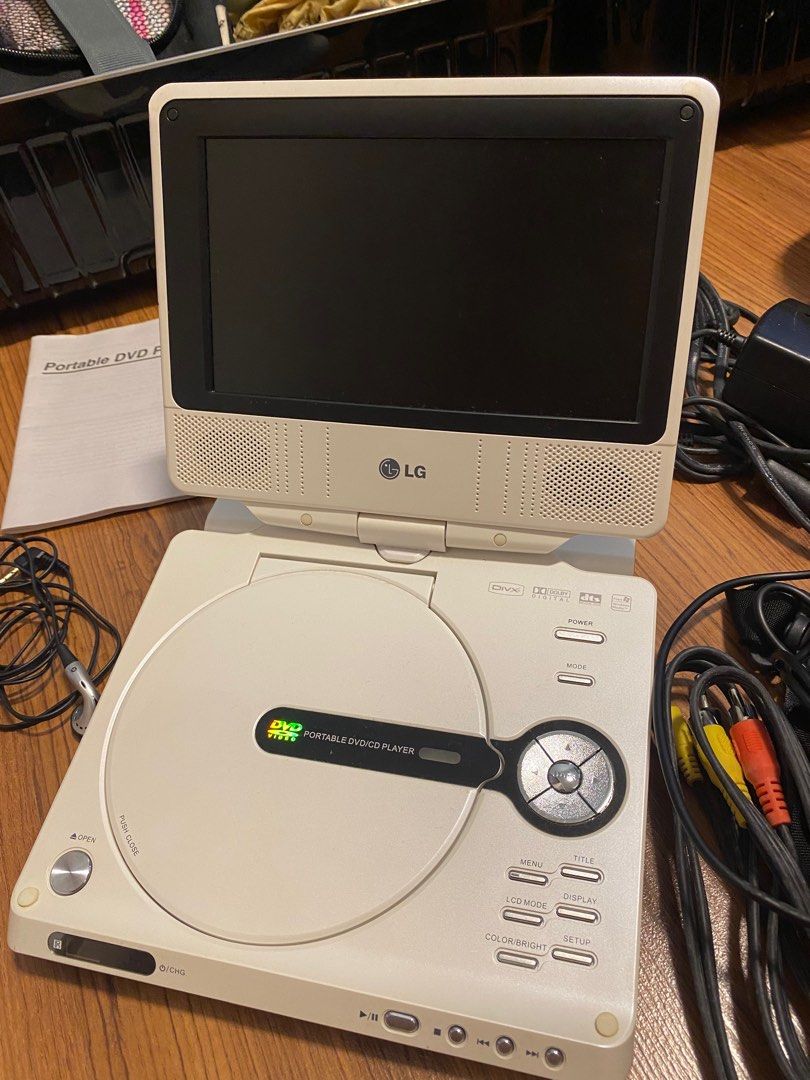 LG Portable DVD/CD Player with Car Kit & Carrier, TV & Home Appliances