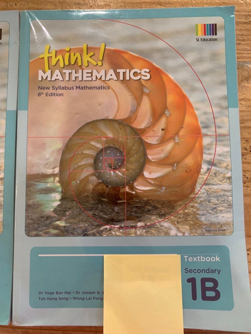 Like brand new think mathematics secondary 1a 1b new syllabus 8th