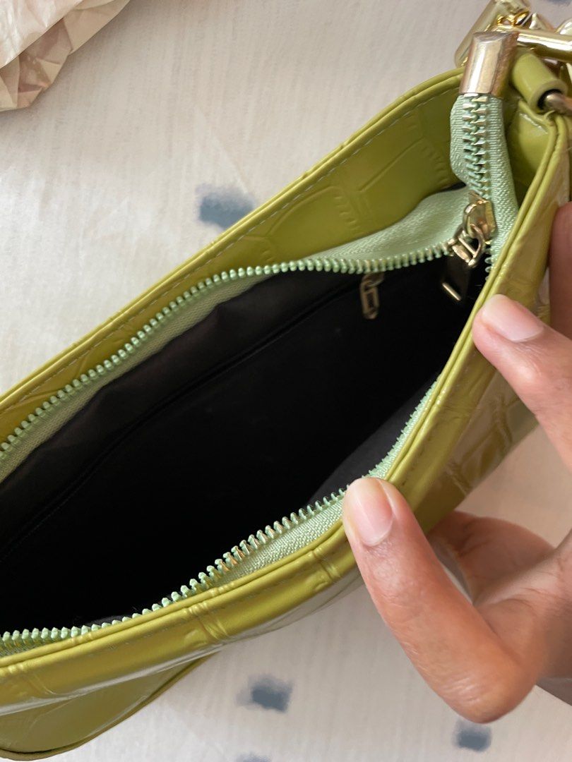 Lime green outlet shoulder bag
