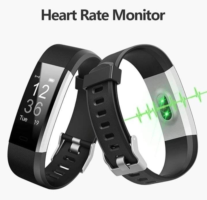 Lintelek fitness tracker with heart rate monitor activity tracker with connected gps clearance