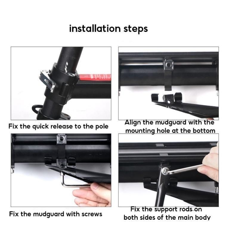 Fully Quick Release Aluminum Alloy 100kg rear carrier bicycle bike rack ...