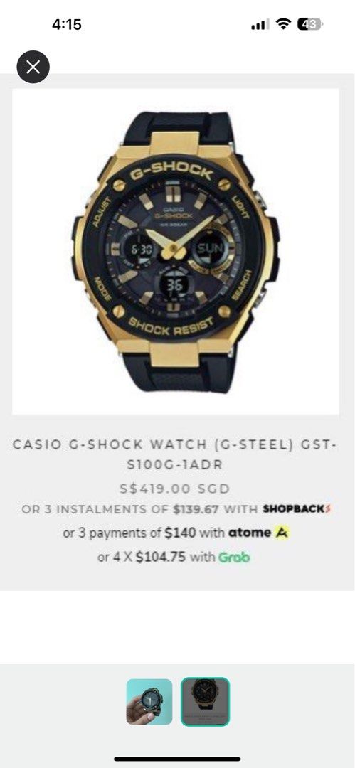 LOWEST 50 off RTP GSHOCK