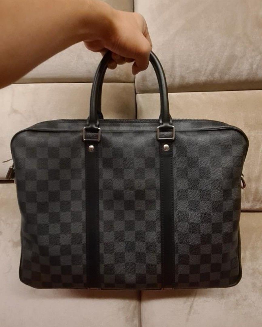 Louis Vuitton Mens Briefcase LV Authentic Bag, Men's Fashion, Bags