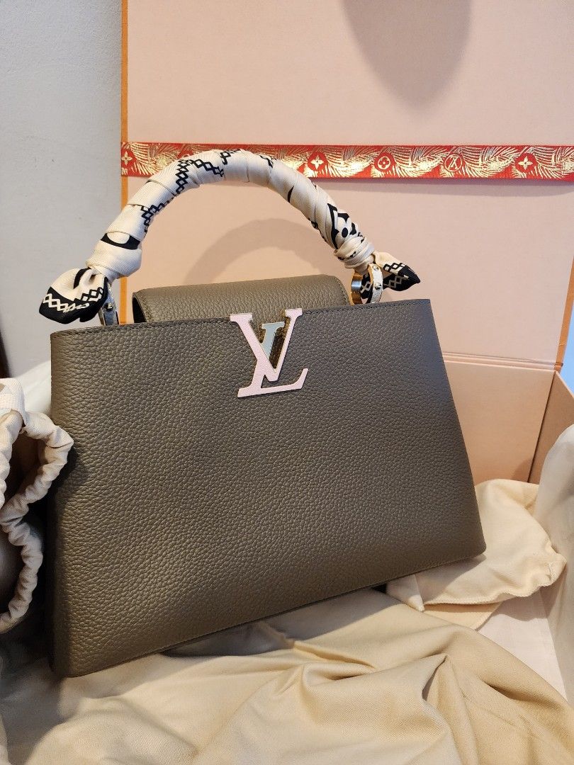 Louis Vuitton Bnib Lilac Handbags Silk Twilly