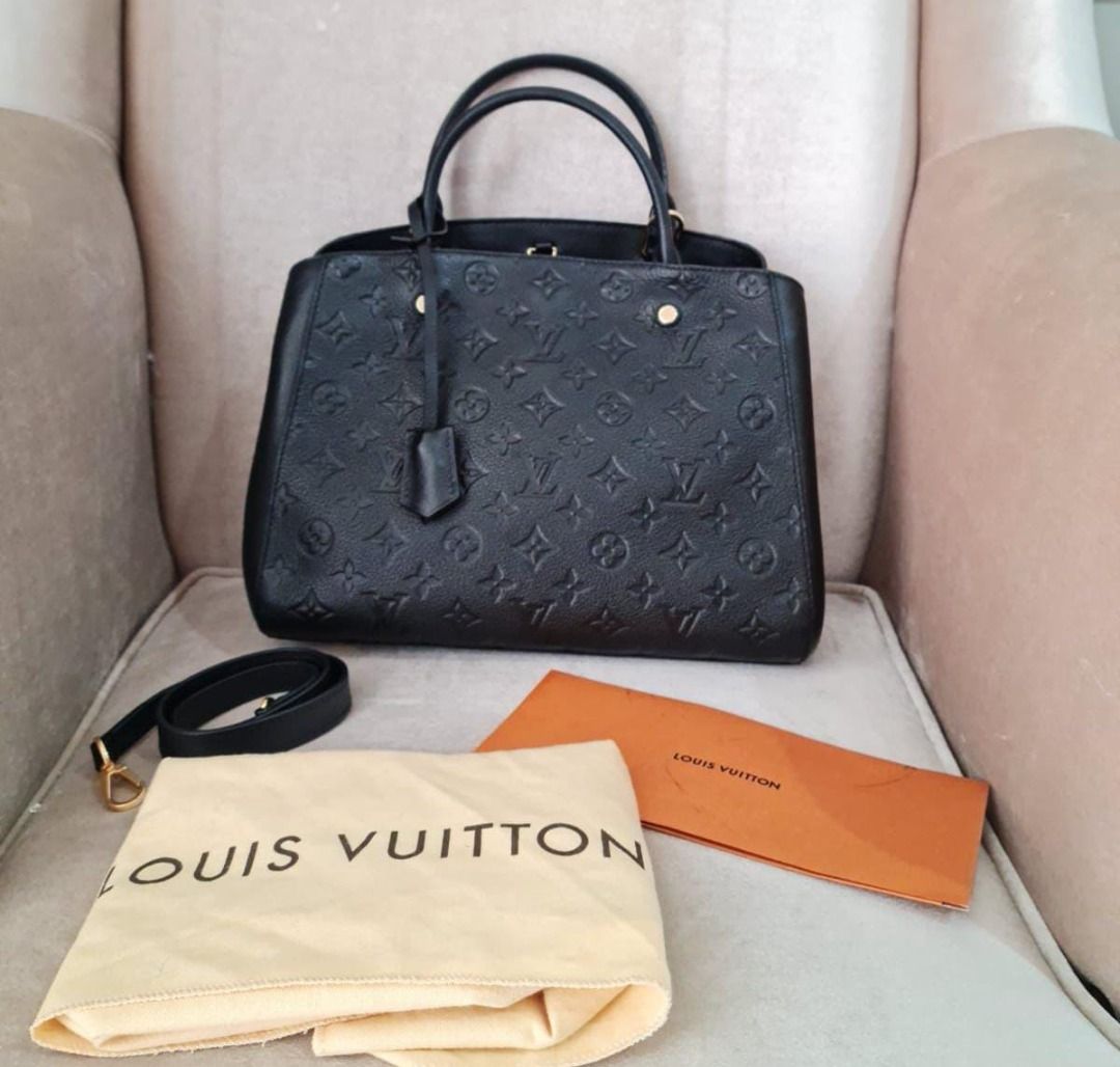 Tas Louis Vuitton montaigne size mini good quality, Barang Mewah, Tas &  Dompet di Carousell