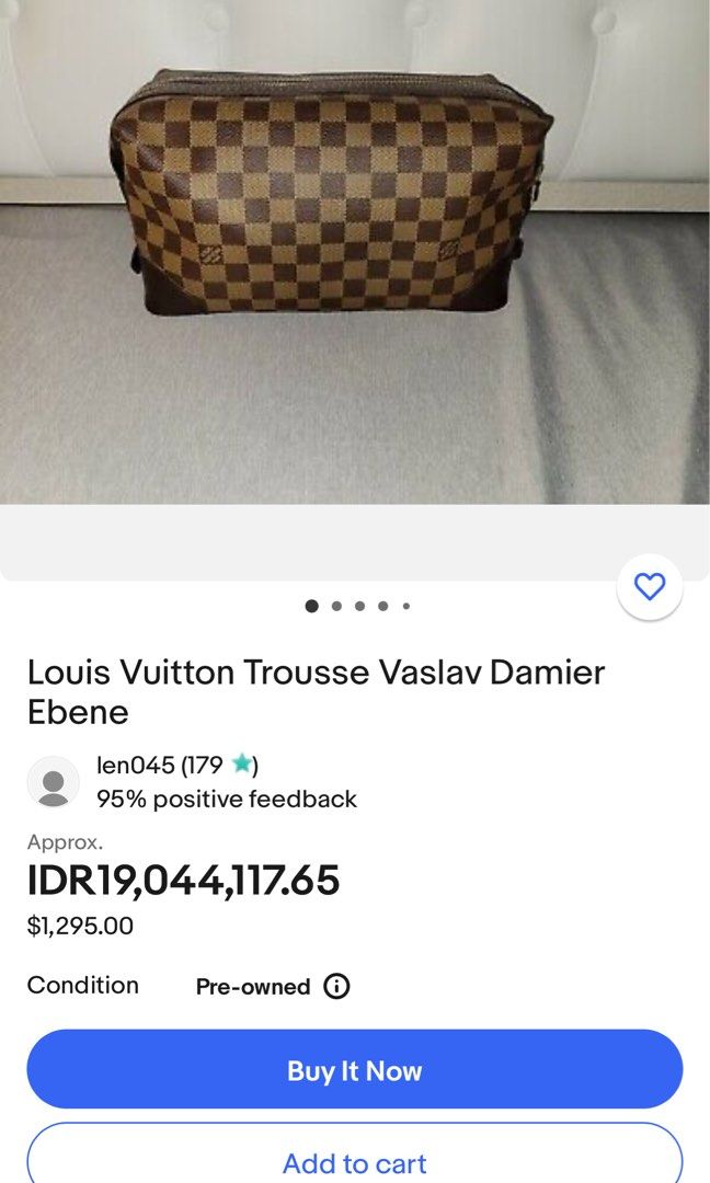 Louis Vuitton Trousse Vaslav Damier Ebene