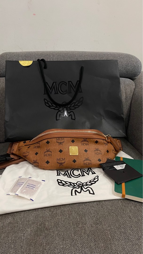 MCM belt bag, Luxury, Bags & Wallets on Carousell