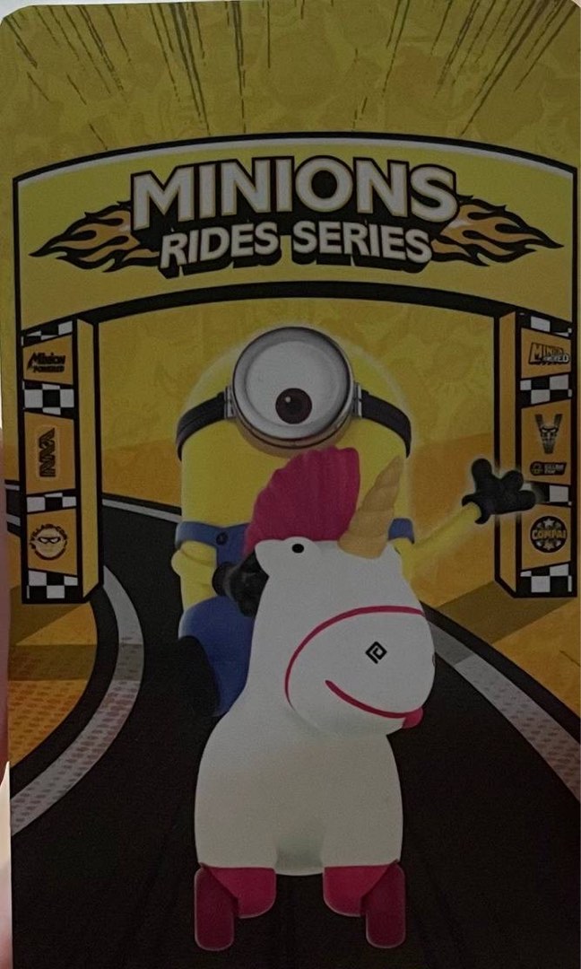 MINION RIDE SERIES unicorn stuart, Hobbies & Toys, Toys & Games on ...