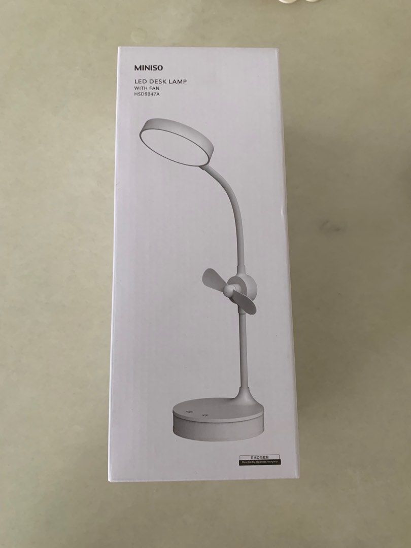 Miniso LED desk Lamp with Fan, TV & Home Appliances, Other Home