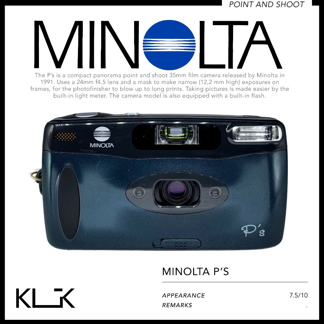 Minolta p's deals