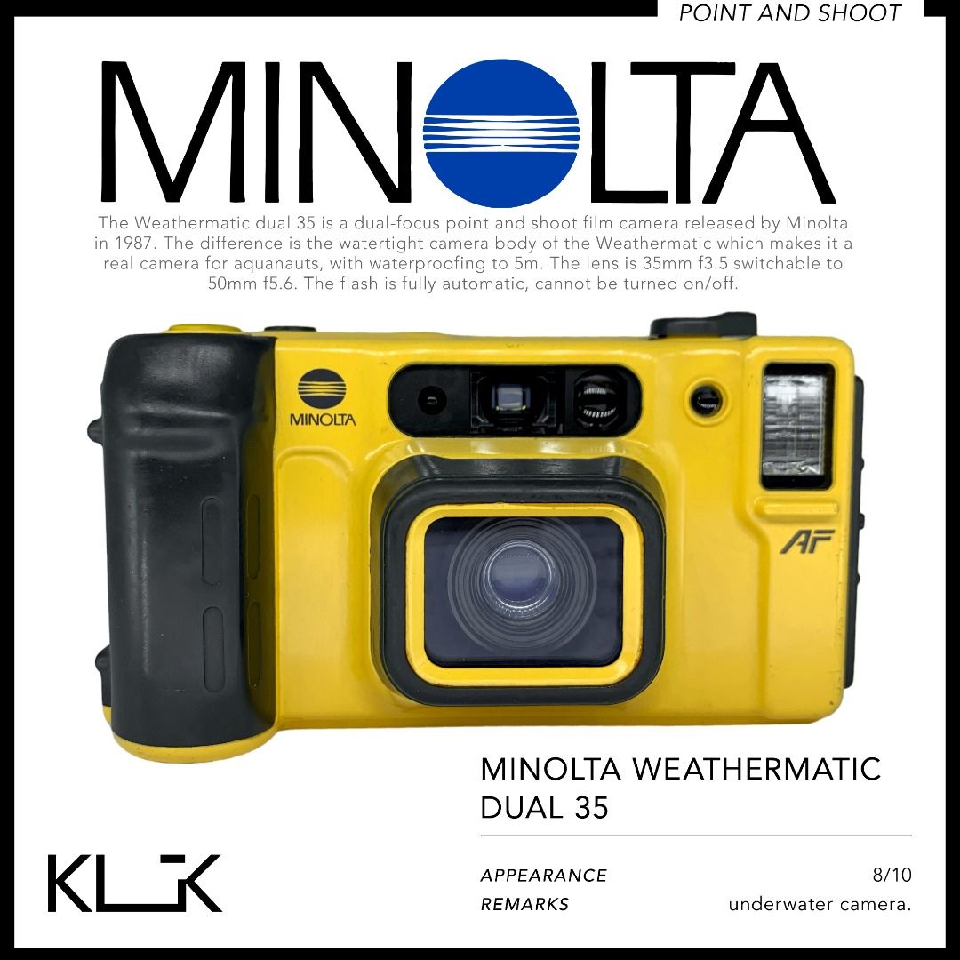 Minolta weathermatic store dual 35