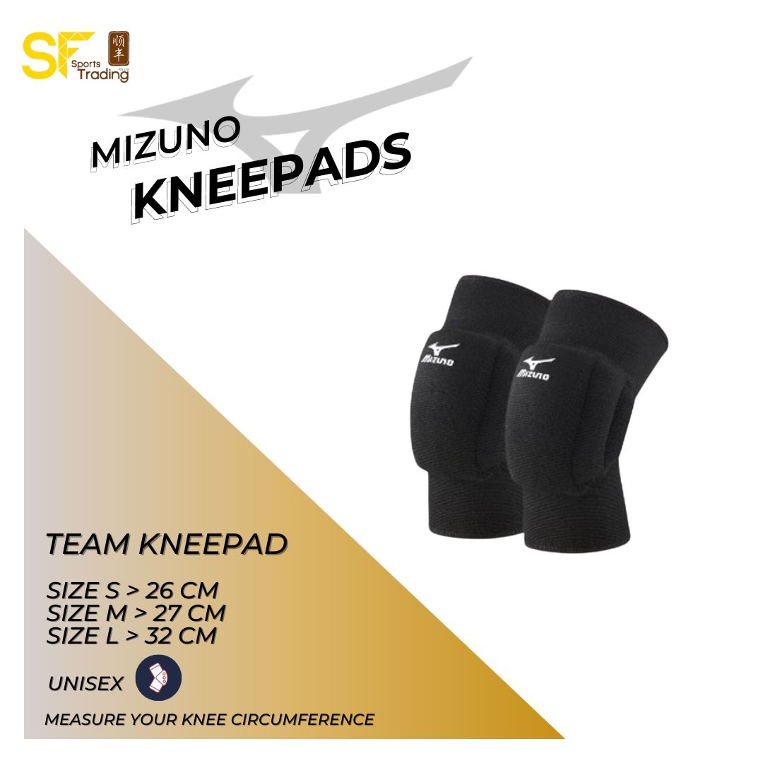 Mizuno knee pad size chart clearance