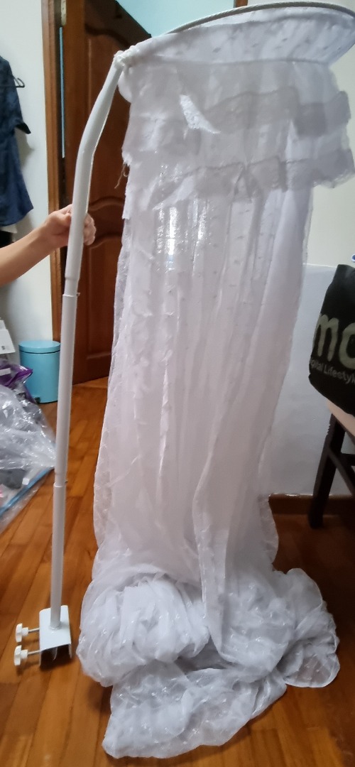 Mosquito net with stand for baby cot, Babies & Kids, Baby Nursery