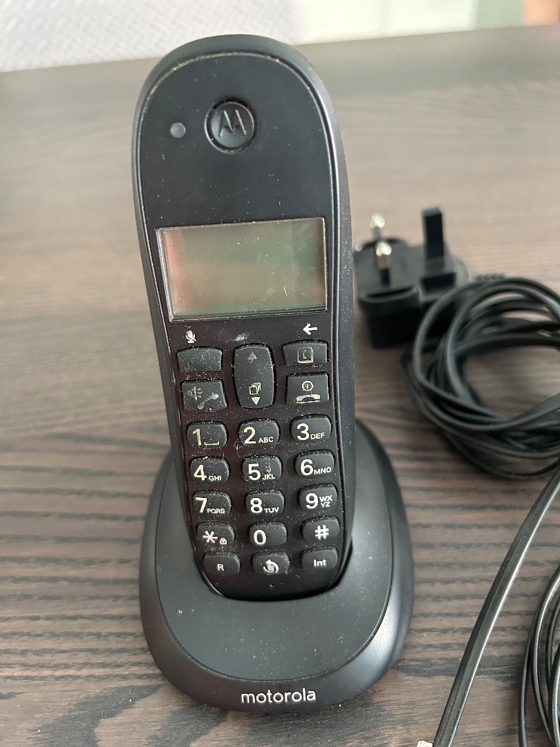 Motorola Cordless Home Phone, TV & Home Appliances, Electrical, Adaptors & Sockets on Carousell