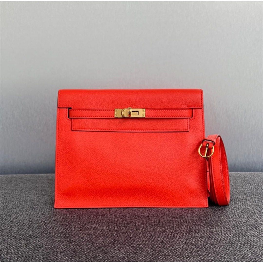 HERMES KELLY DANSE II 22 ROSE D ETE EVERCOLOR