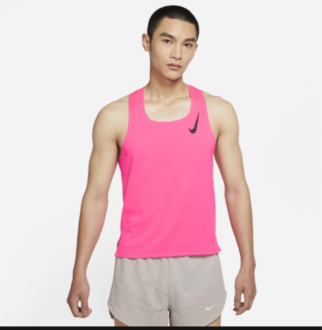 Nike AeroSwift Men's Running Vest bnwt , Men's Fashion, Activewear on Carousell