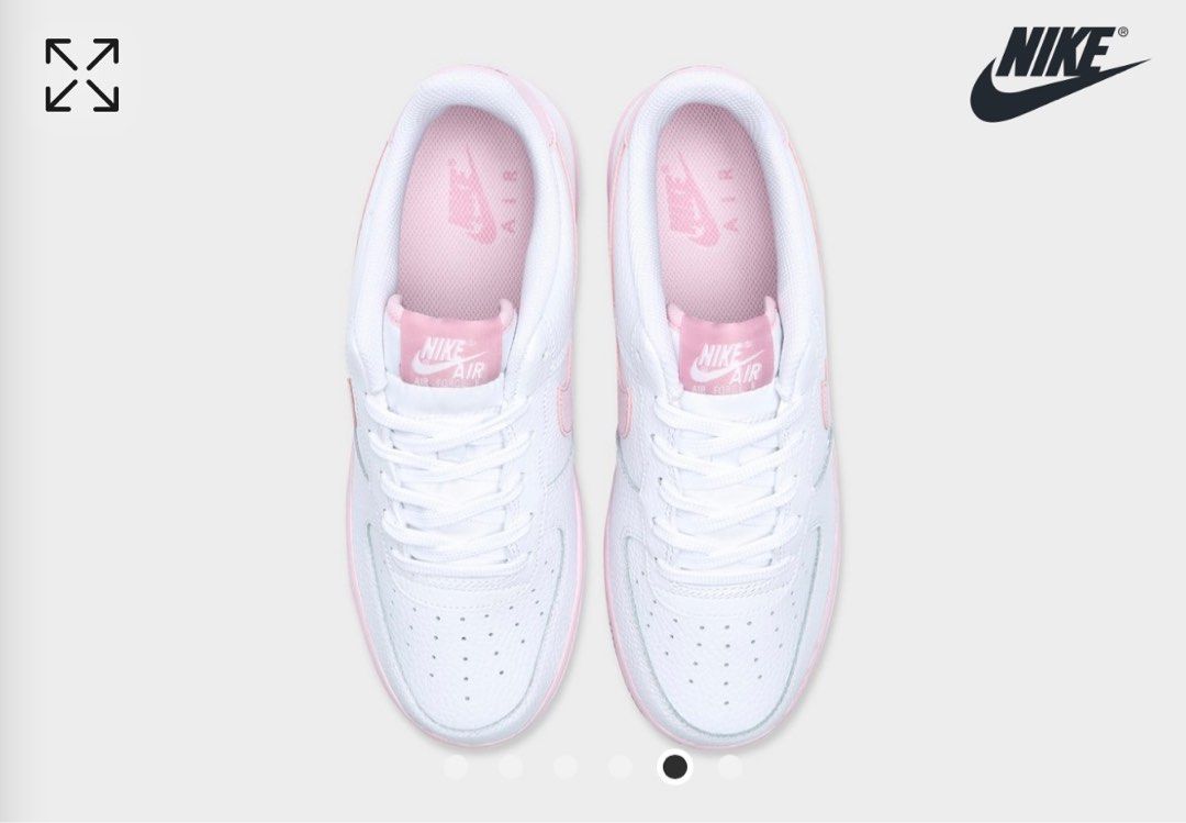 White nike air sale force 1 junior