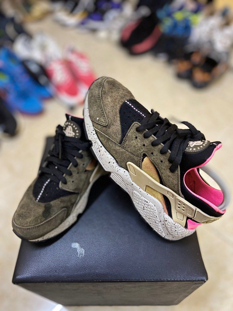 Nike Air Huarache Run Premium Women s Fashion Footwear Sneakers