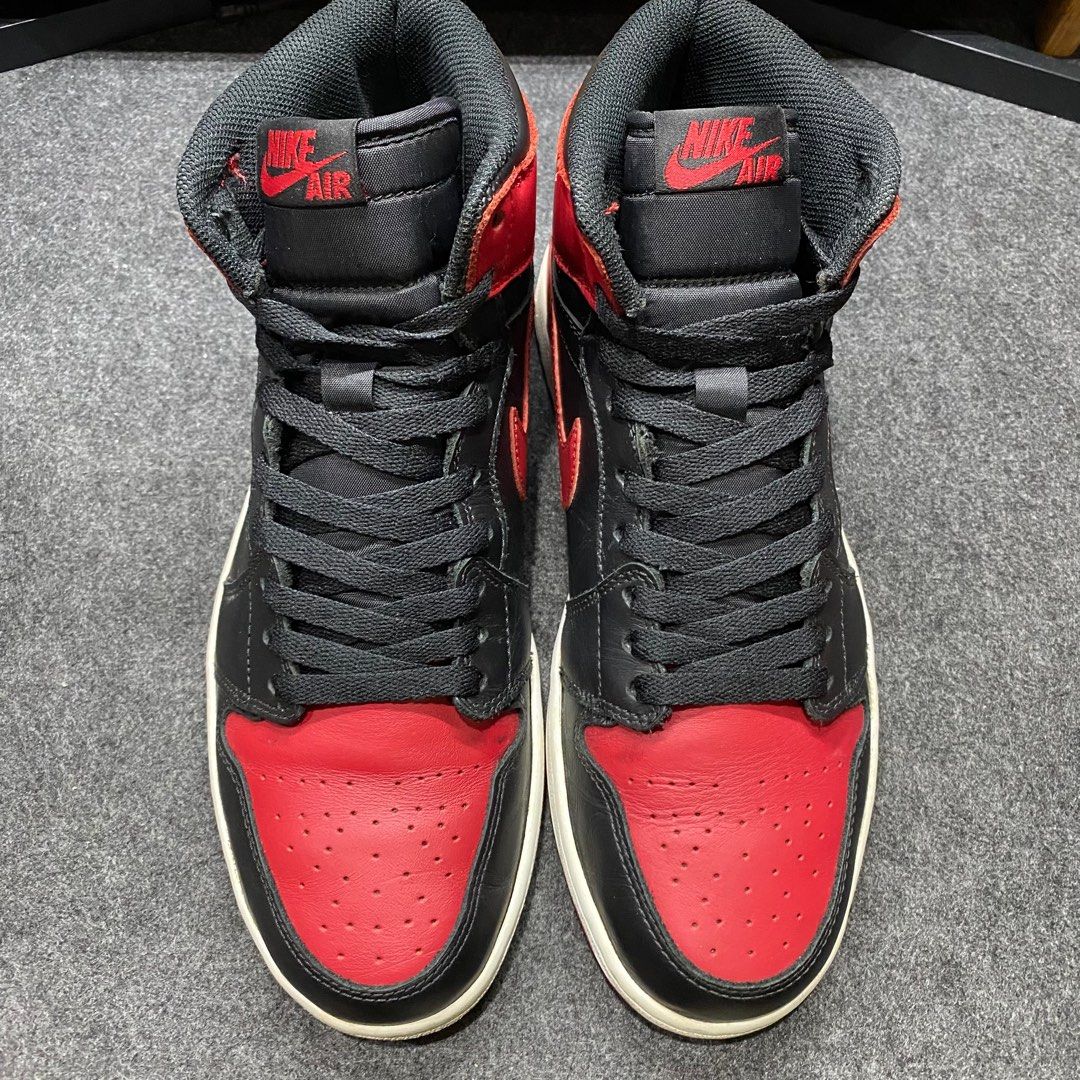 Nike Air Jordan 1 High OG Bred 2013 Banned Men s Fashion