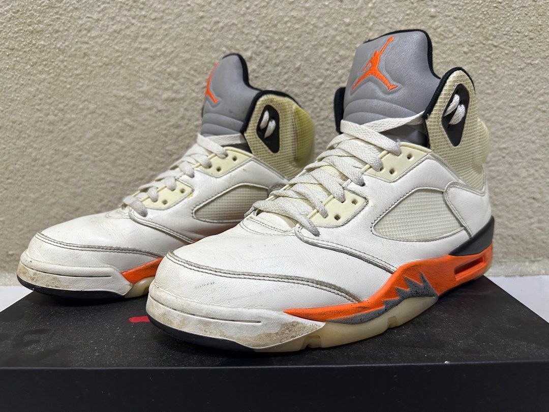 Nike Air Jordan 5 Orange Blaze Shattered Backboard
