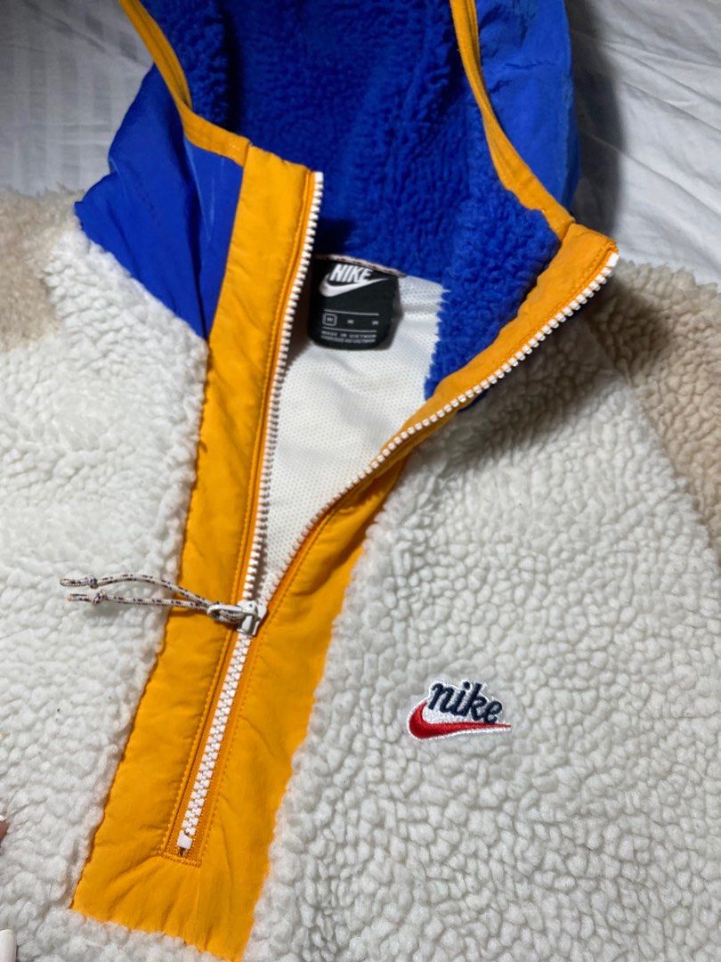 Nike Half Zip Sherpa Fleece Men s Fashion Coats Jackets and