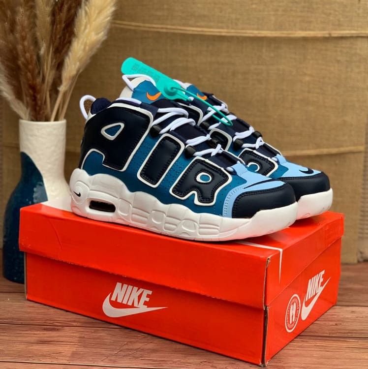 Nike uptempo aqua store