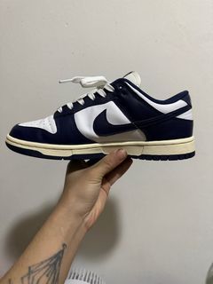 Nike SB Dunk Low Jeter Yankees Baseball Shoe Gray Navy Blue 309431