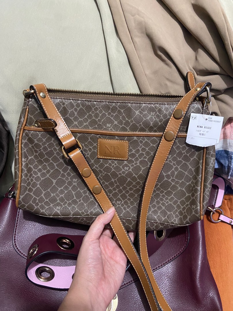 Nina Ricci sling bag, Luxury, Bags & Wallets on Carousell