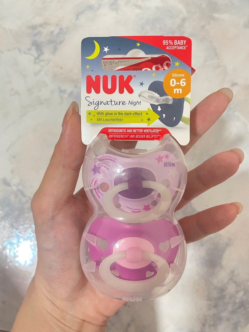 NUK signature night pacifier, Babies & Kids, Nursing & Feeding