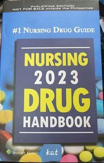 Nursing Drug handbook 2023