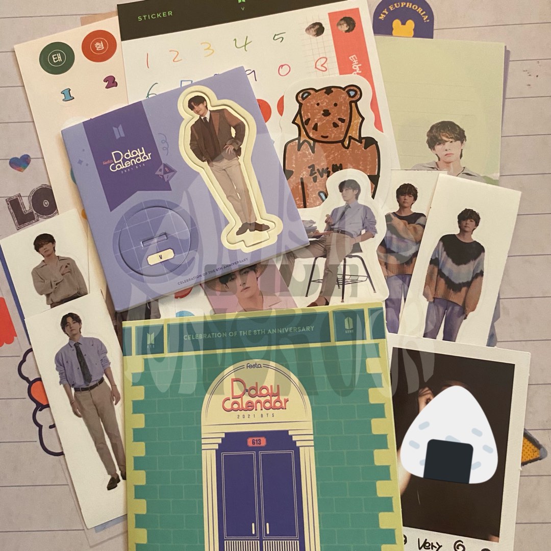 OFFICIAL RANDOM BTS PER MEMBER SET BUNDLE (TAEHYUNG), Hobbies & Toys ...