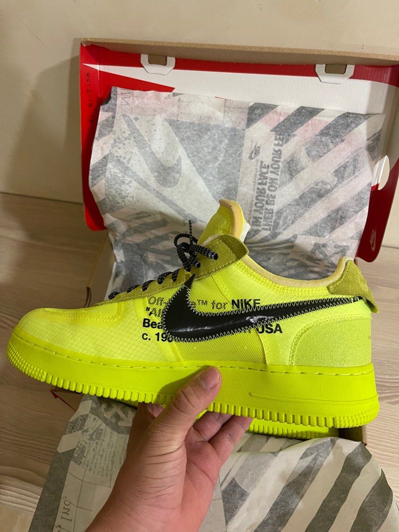 Nike air force 1 low best sale x off white volt