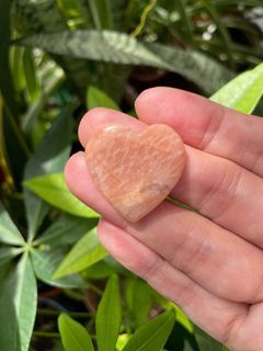 Peach Aventurine Heart 🧡