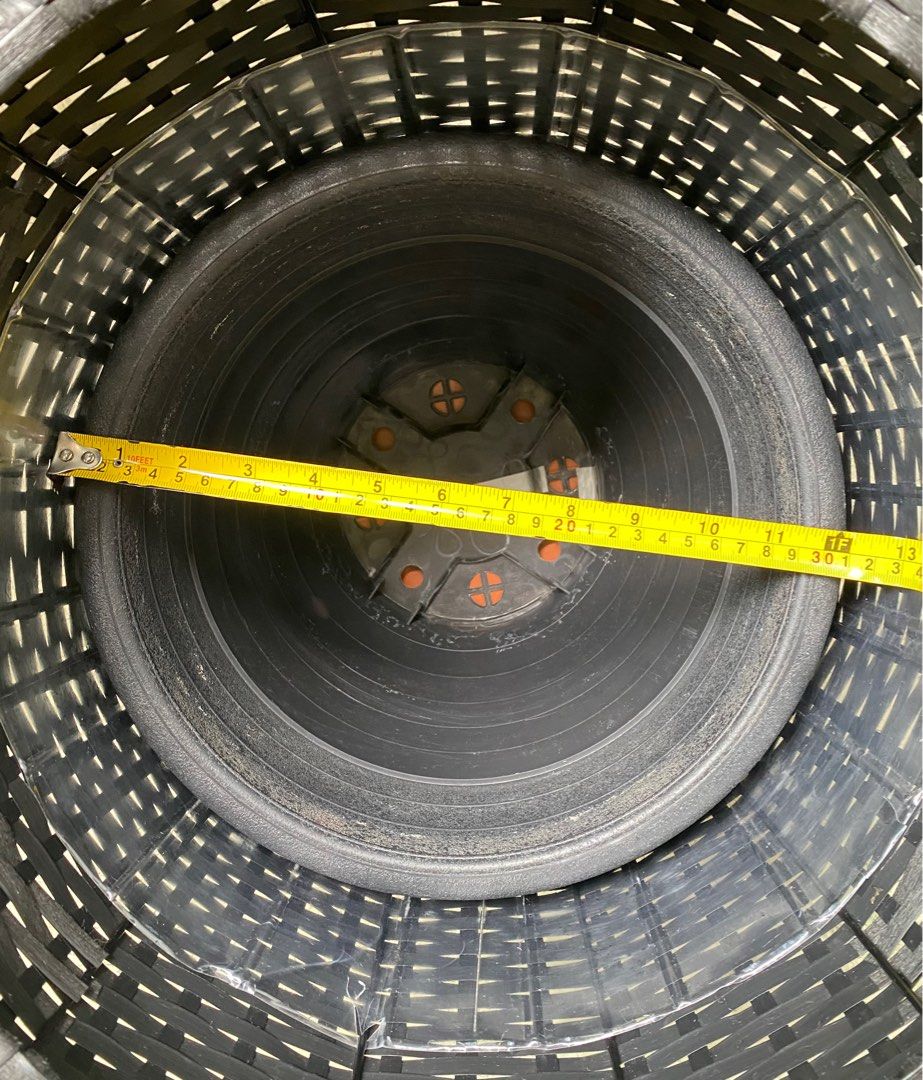 Plant pot & Ikea basket set, Furniture & Home Living, Gardening, Pots