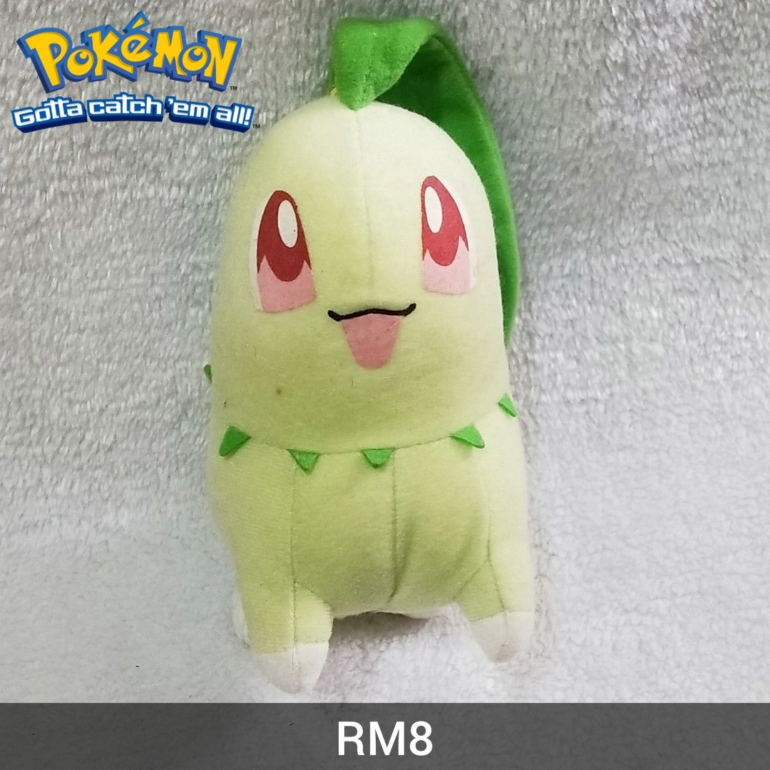 Pokemon 23) Chikorita Banpresto Plush Doll, Hobbies & Toys, Toys & Games on  Carousell