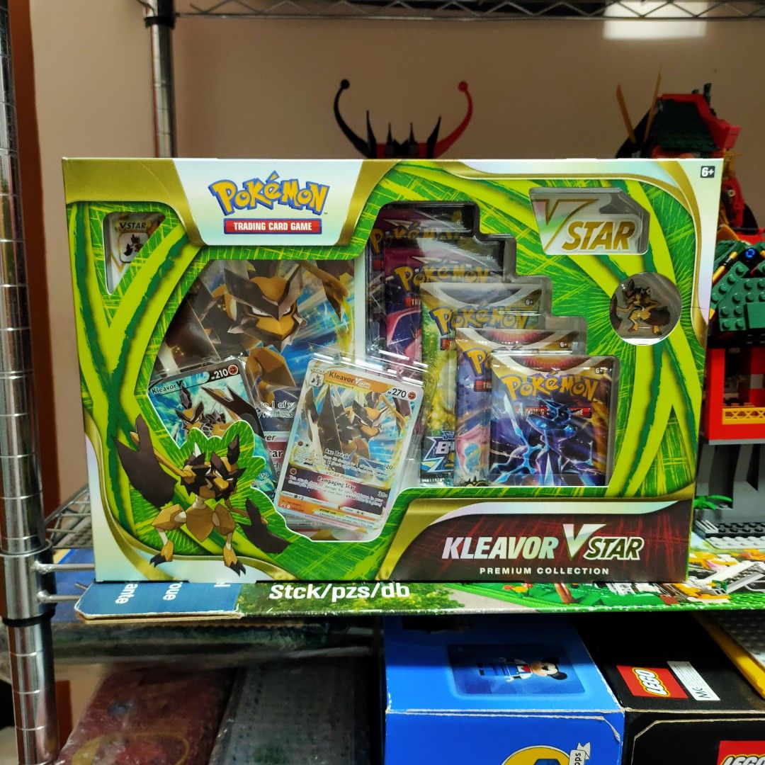 Pokemon TCG Kleavor Vstar Premium Collection Box NEW, Announcements on