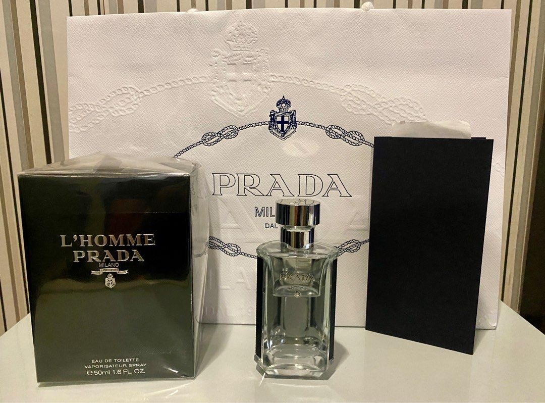 Prada L'Homme EDT, Beauty & Personal Care, Fragrance & Deodorants on  Carousell