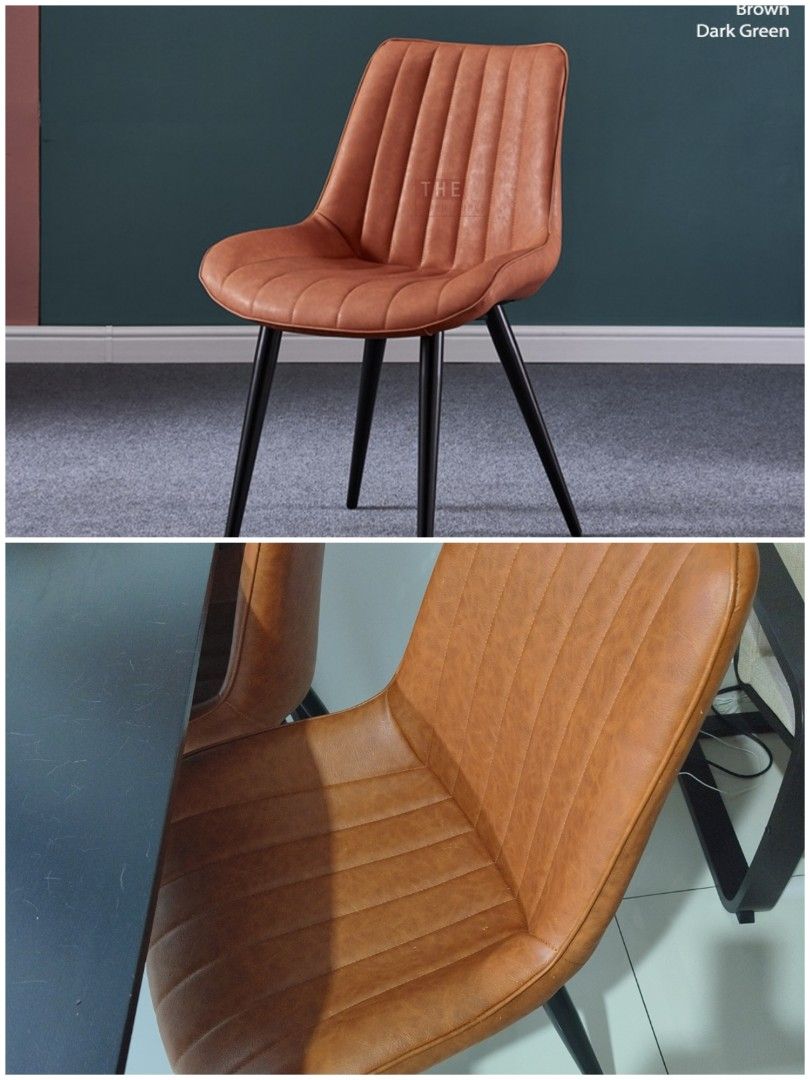 Pu shop leather chair