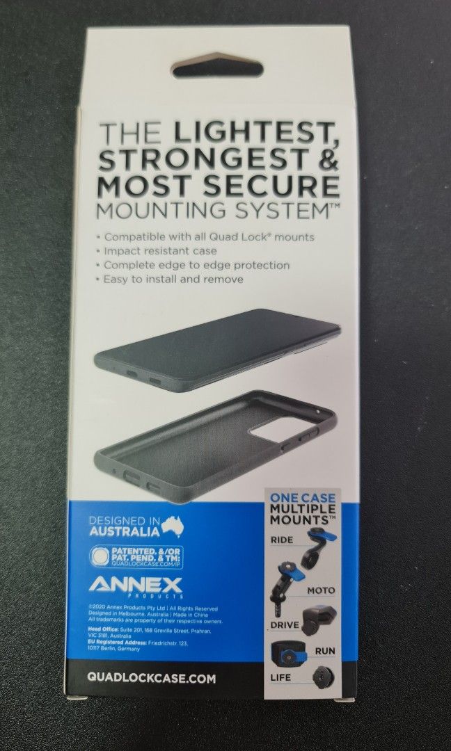 Quad Lock Samsung Galaxy S20 phone casing, Mobile Phones & Gadgets ...