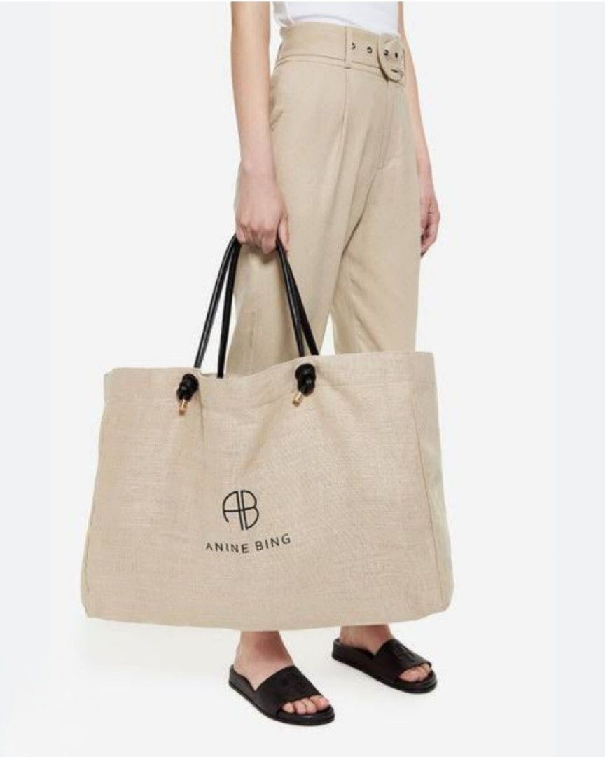 Quiet Luxury ANINE BING Saffron Tote, Luxury, Bags & Wallets on Carousell