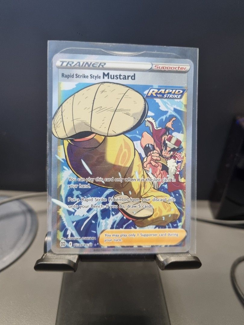 Rapid Strike Mustard Full Art TG27/TG30 (Brilliant stars) Pokemon, Hobbies & Toys, Toys & Games on Carousell Rapid Strike Mustard Full Art TG27/TG30 (Brilliant stars) Pokemon, Hobbies & Toys, Toys & Games on Carousell