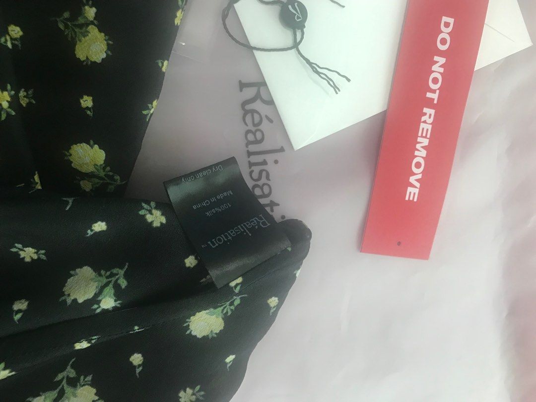 Realisation Par The Iris in Florence black floral dress Women s