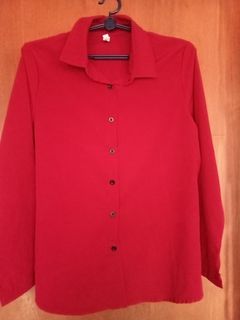 Red long sleeves