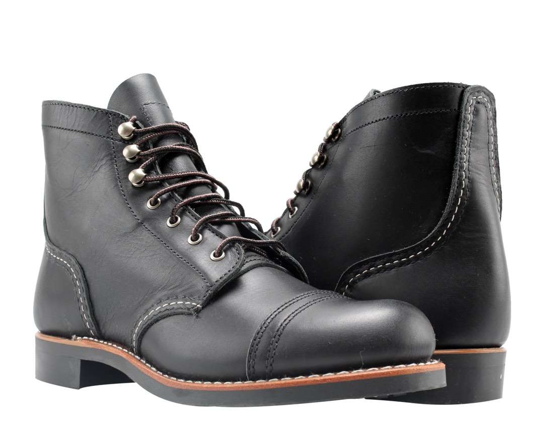 Red wing boots iron ranger black outlet