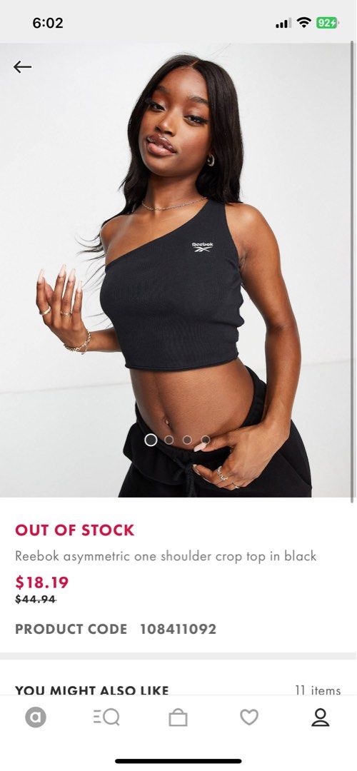 reebok crop top Women s Fashion Tops Sleeveless on Carousell