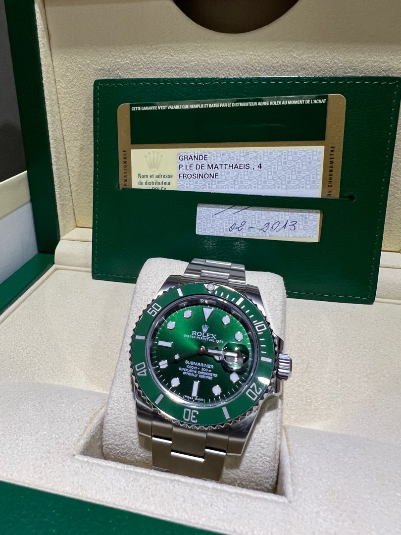 Rolex Submariner 116610LV Hulk Discontinued! on Carousell