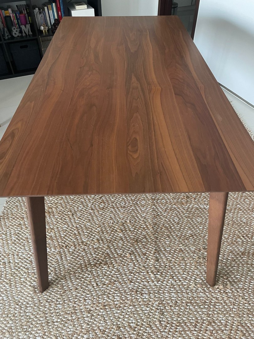 Ross large walnut dining table from Forty Two, Furniture & Home Living